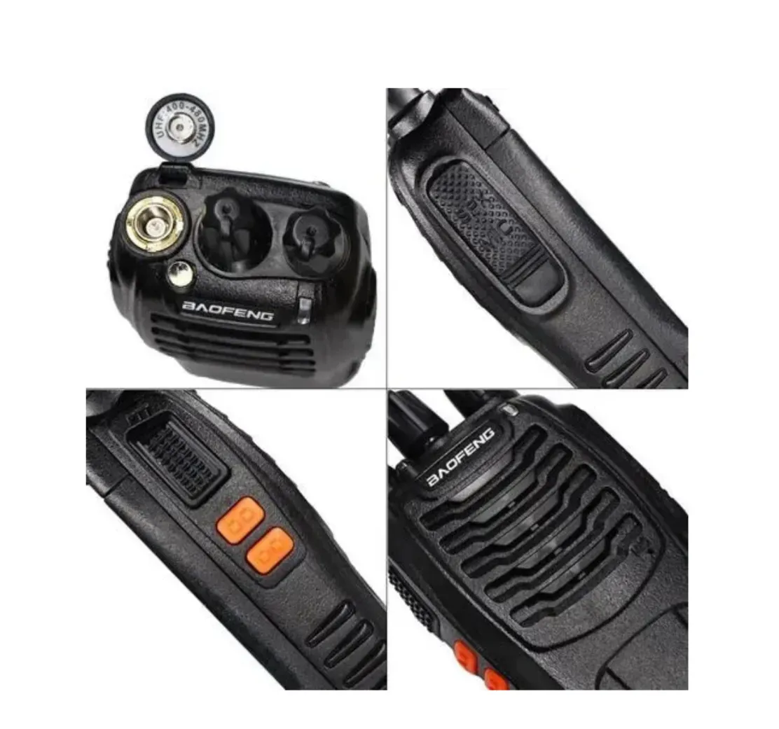 Radio Walkie Talkie Baofeng Bf-888s X2 Bateria 2800mah Pareja