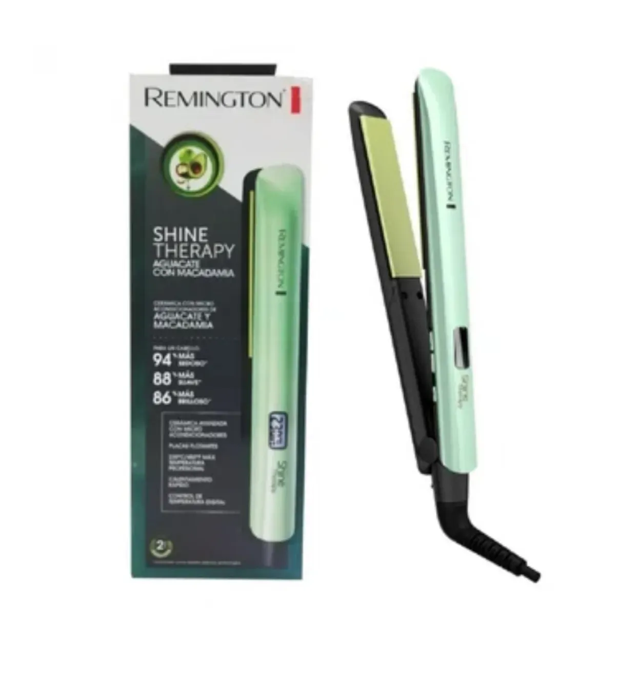 Plancha Original Para Cabello Remington Macadamia Con Aguacate