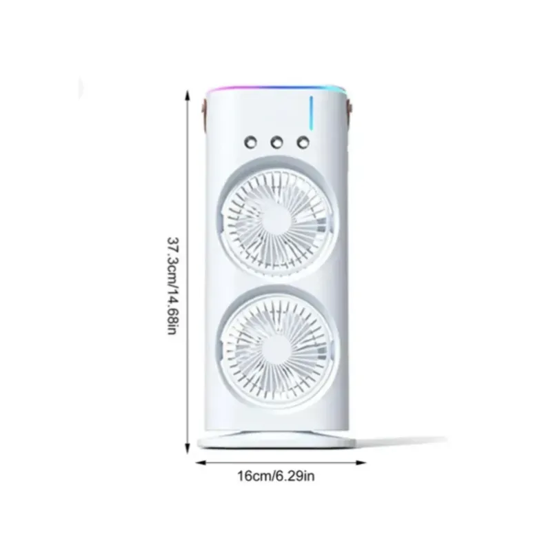 Ventilador Aire Acondicionado Fh-666 Humidificador Luz Led