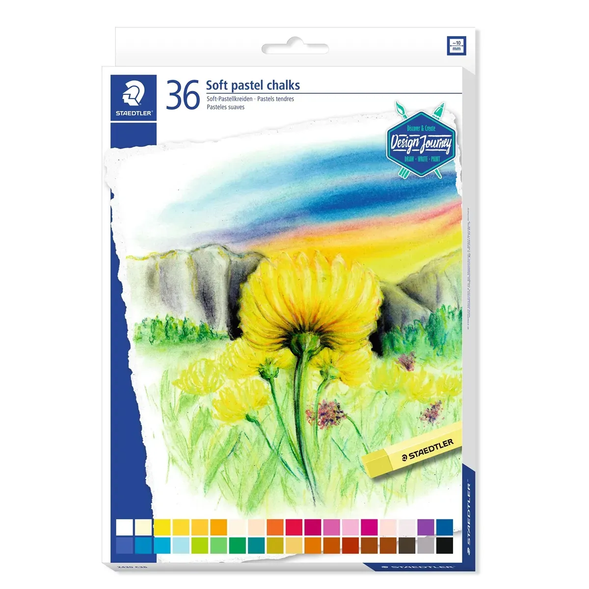 Tiza Pastel Staedtler Suave X 36 Colores Design Journey