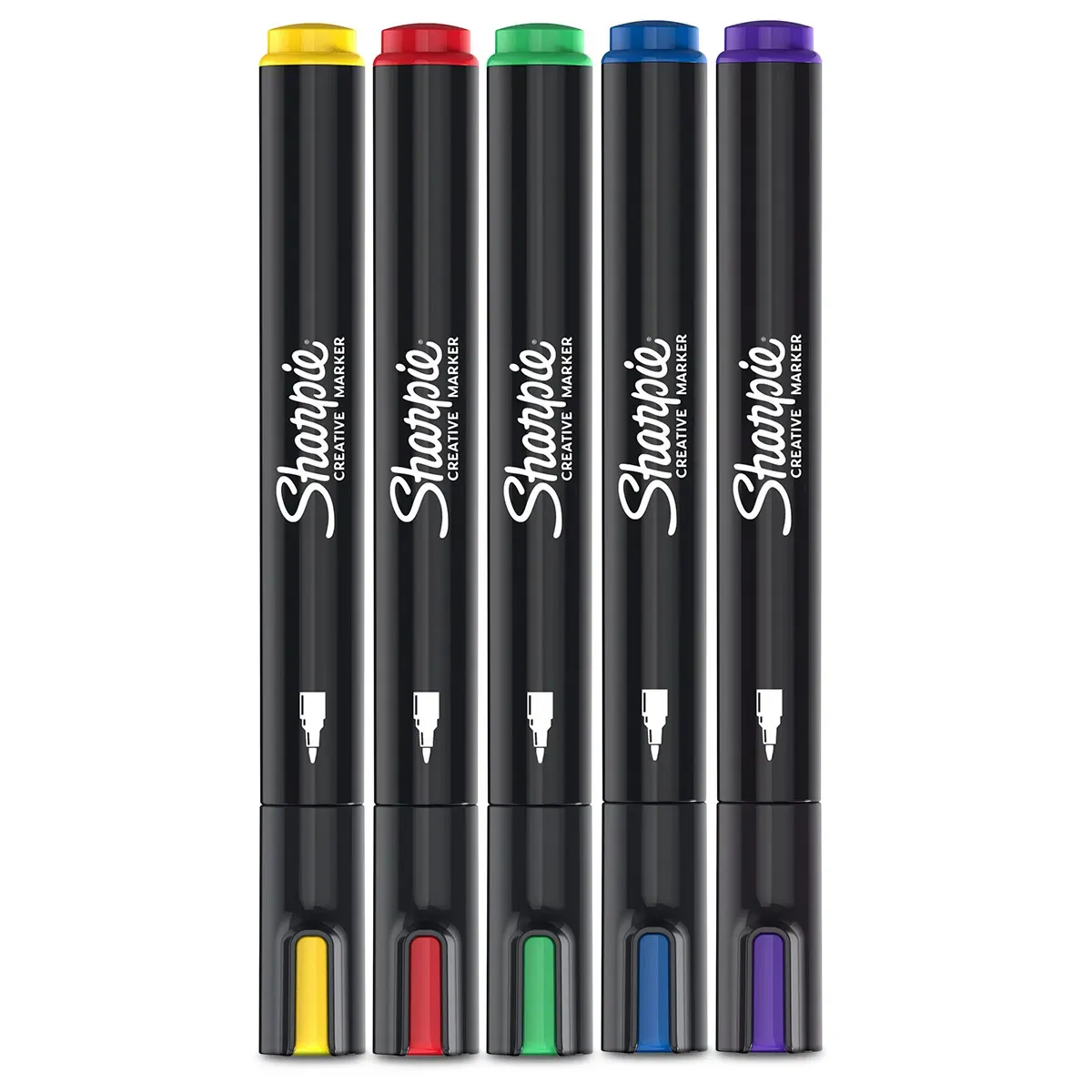 Marcador Acrílico Sharpie Creative Punta Bala X5 Colores