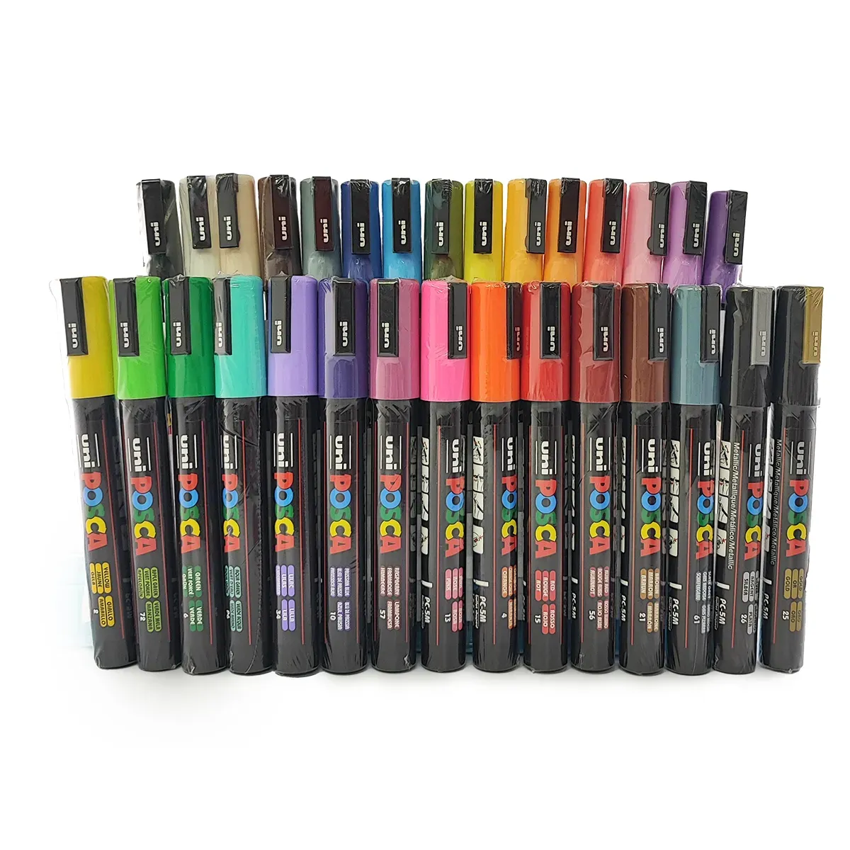 Marcador Posca Pc-3m Y Pc-5m, Set X 30 Colores.