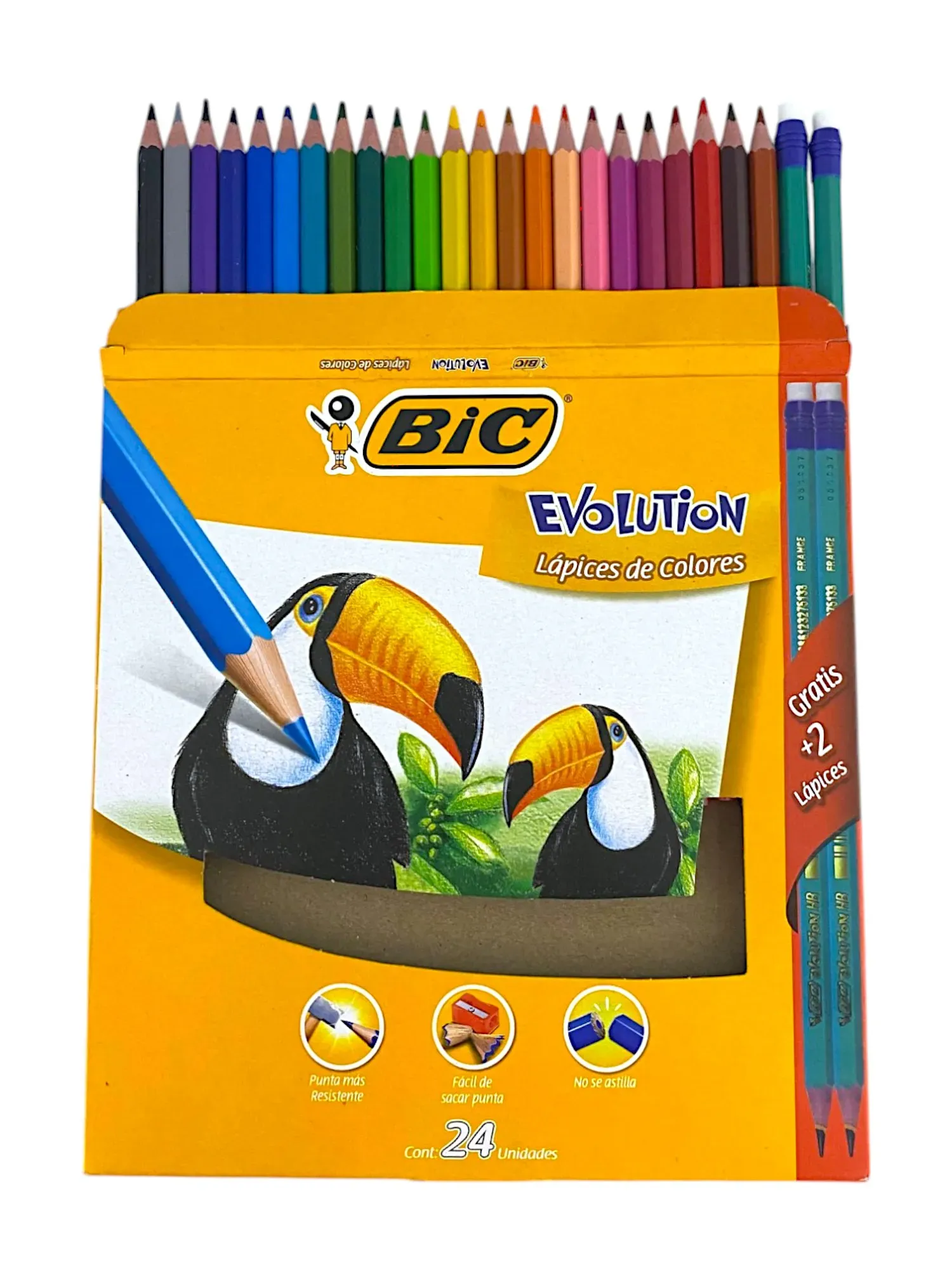 Colores Bic X 24 +2 Lápices