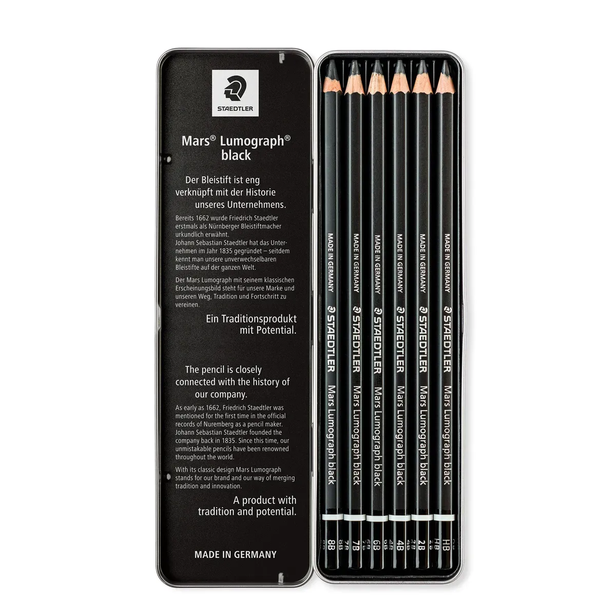 Set Lapices De Dibujo Graduados X 6 Staedtler