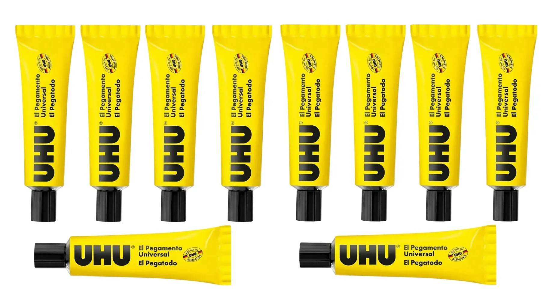 Pegante Universal Uhu, Multipropósito De 35 Ml Pack X10 Unds.