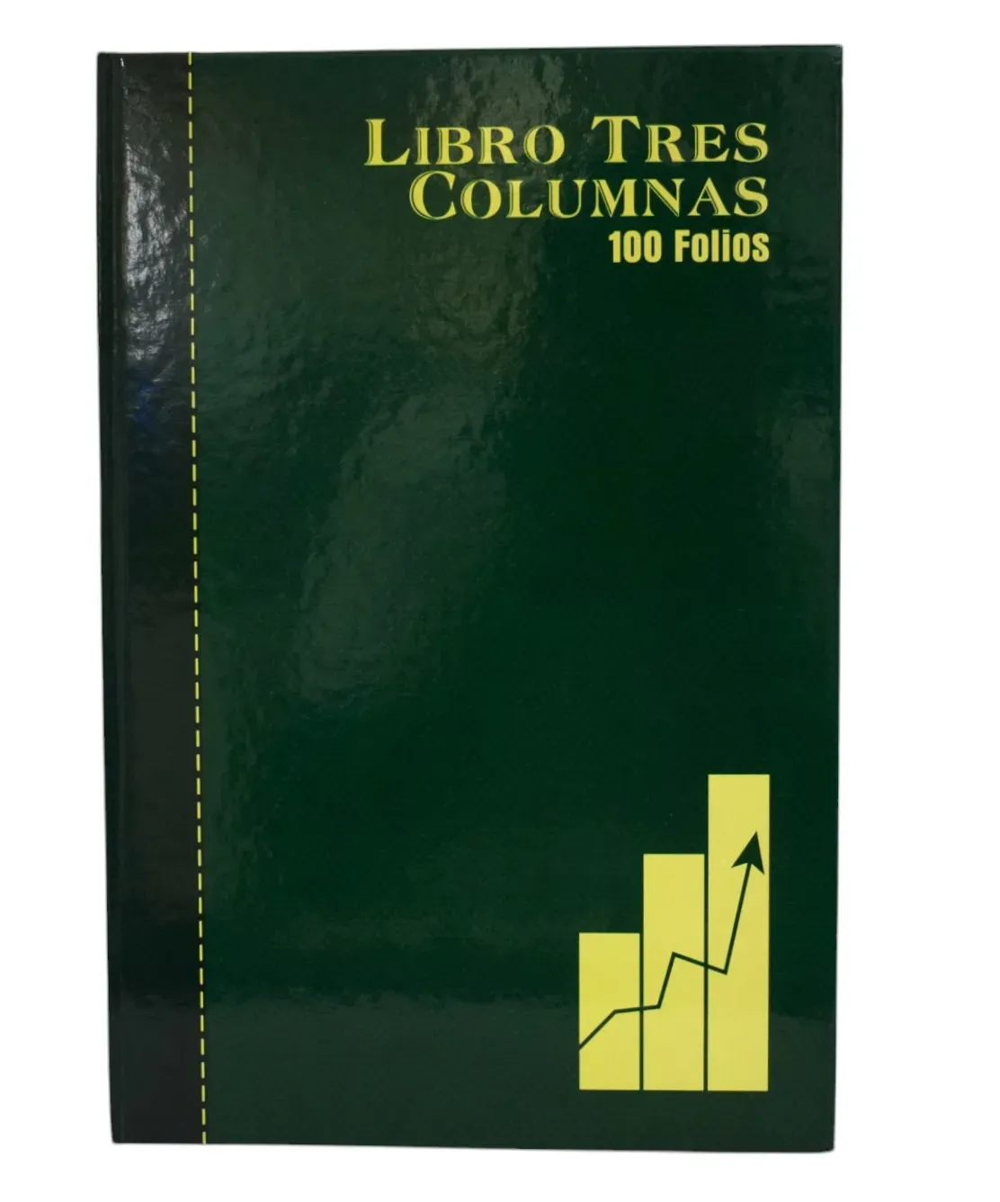 Libro Contable 3 Columnas x 100 Folios Oficio Pasta Dura 