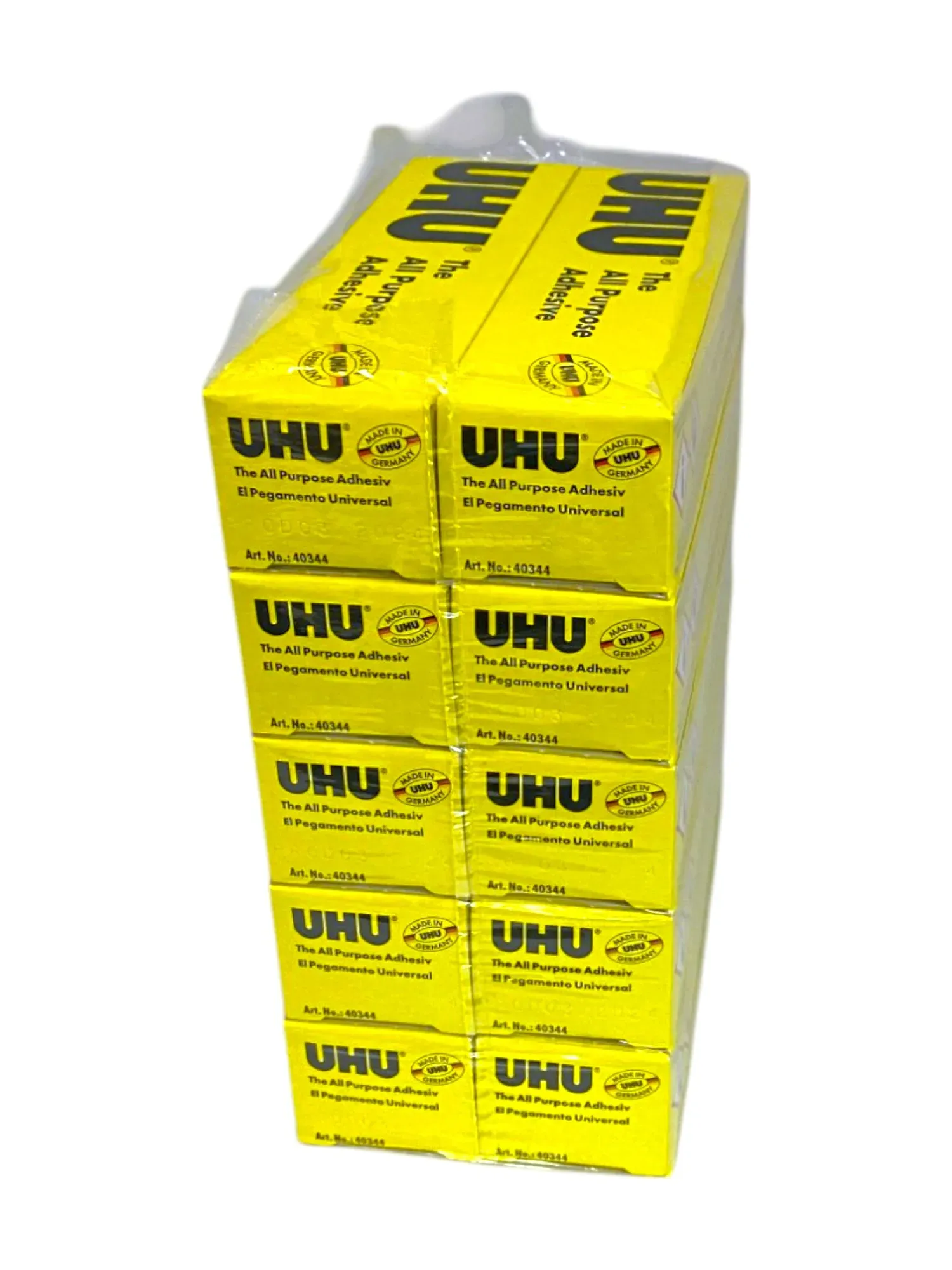 Pegante Universal Uhu, Multipropósito De 35 Ml Pack X10 Unds.