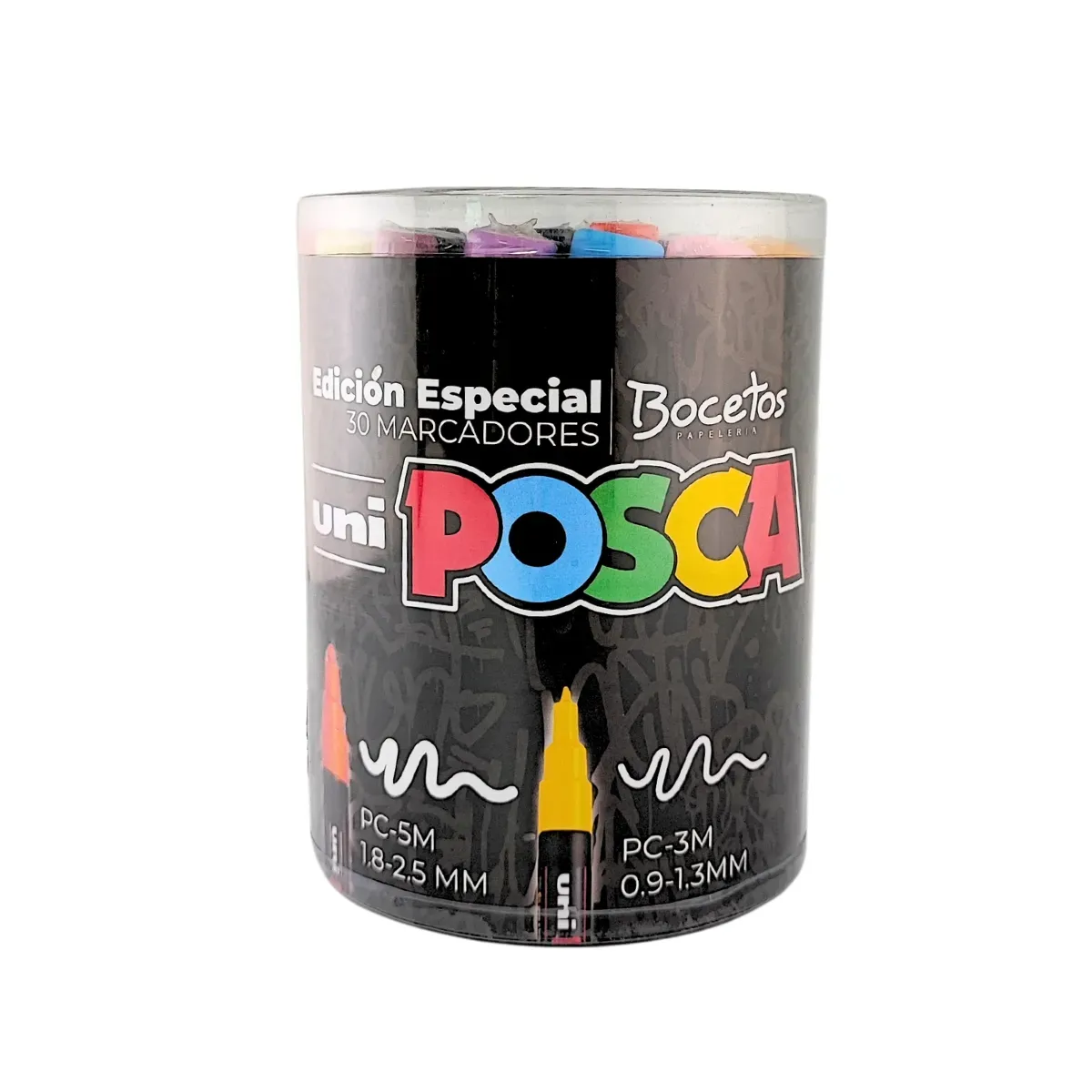 Marcador Posca Pc-3m Y Pc-5m, Set X 30 Colores.