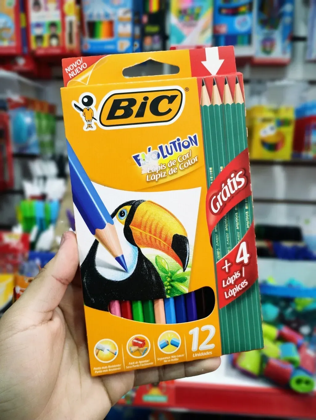 Colores Bic X 12 +4 Lápices