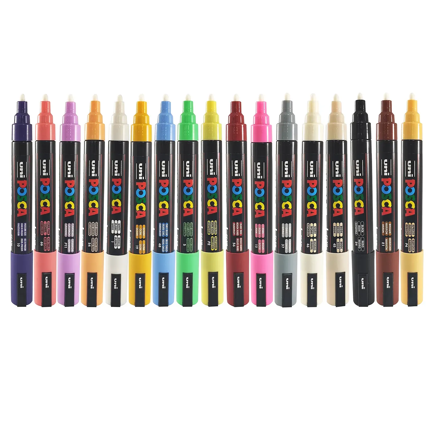 Marcador Posca Pc-5M Estuche Por 17 Colores