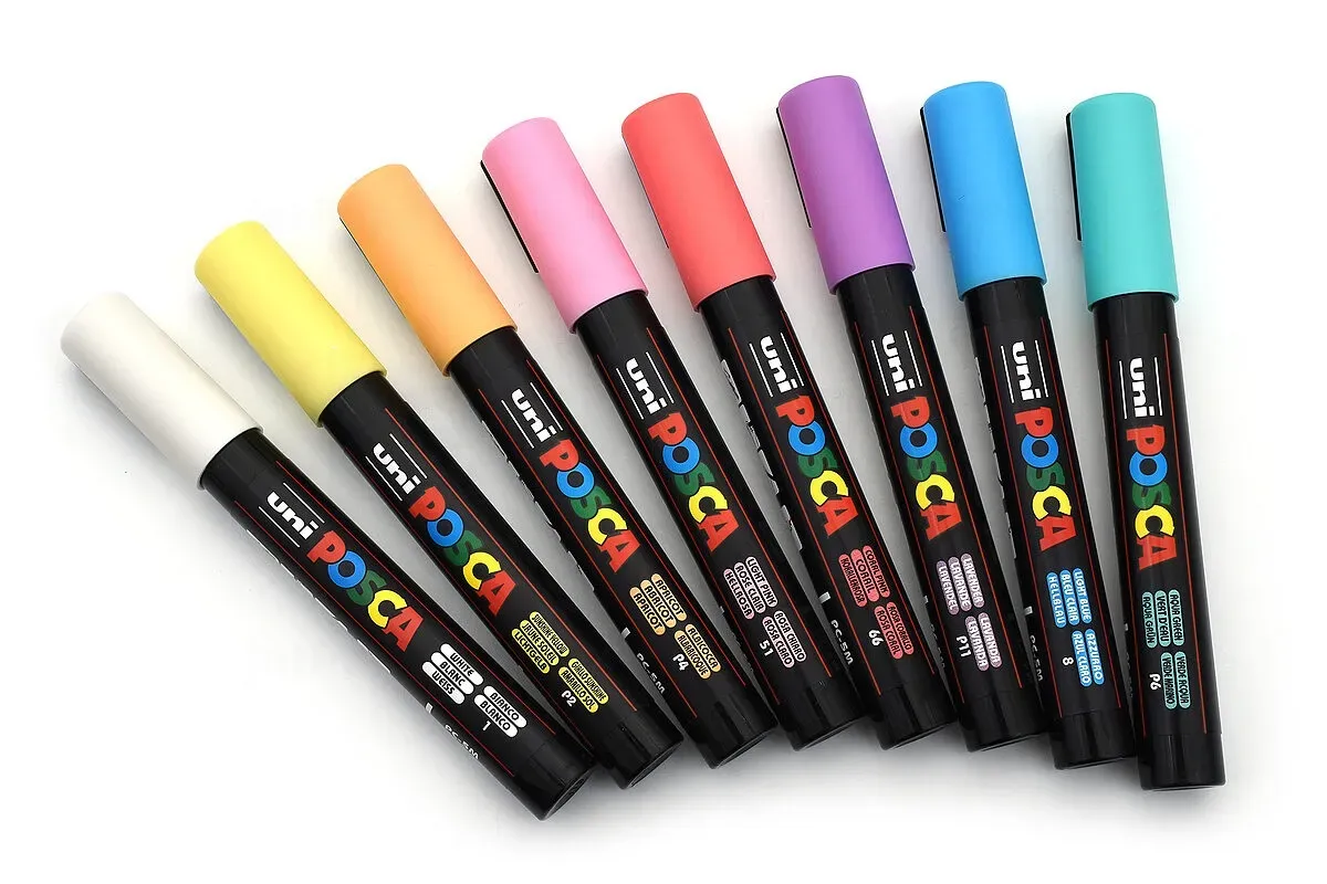 Marcadores Posca Pc-5m X8 Colores Pastel