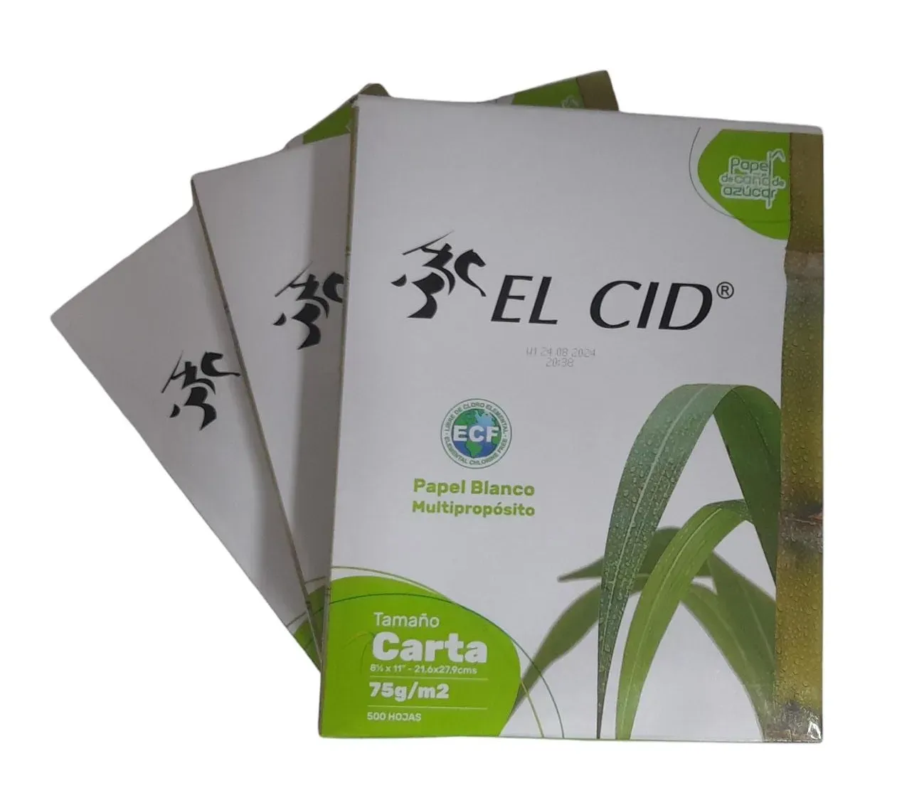 Resma Carta 75gr Papel Bond Caja X 10 El Cid