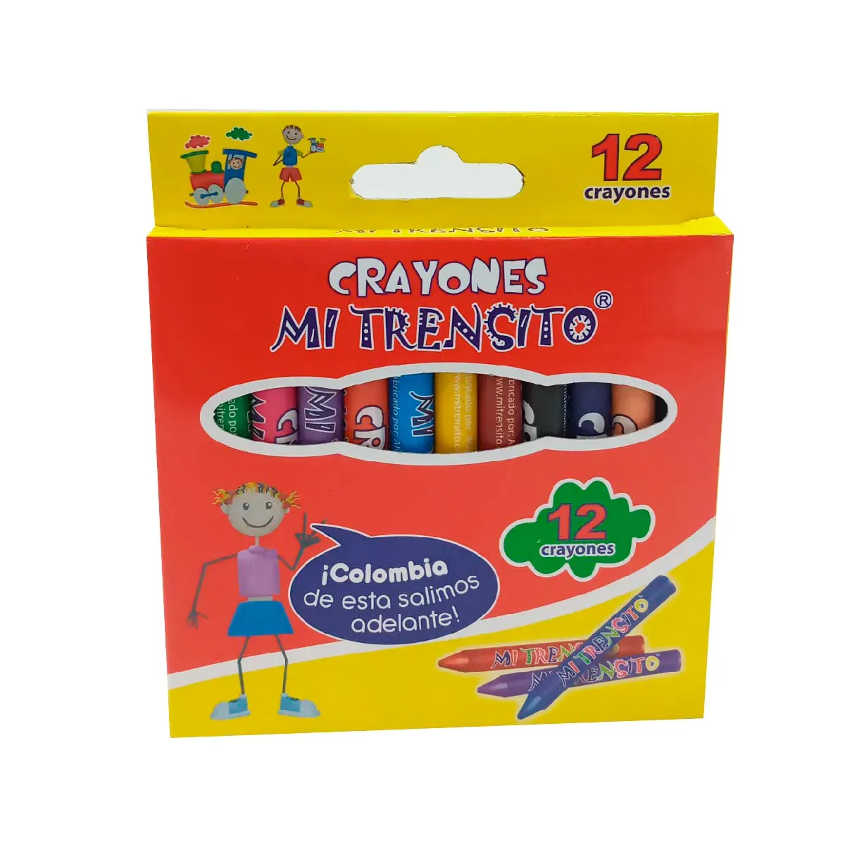 Crayones, Crayolas Mi Trensito X 12 Colores