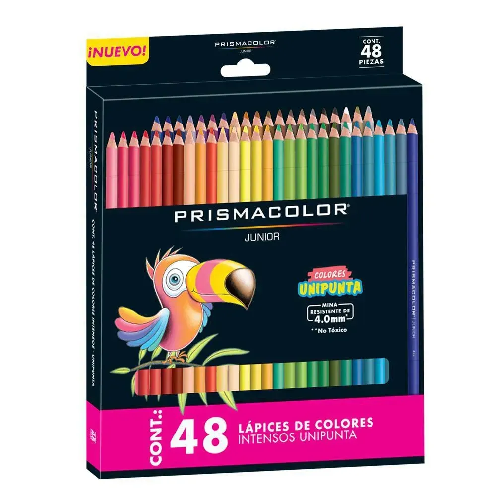 Colores Prismacolor X 48 Unds, Unipuntas redondos.