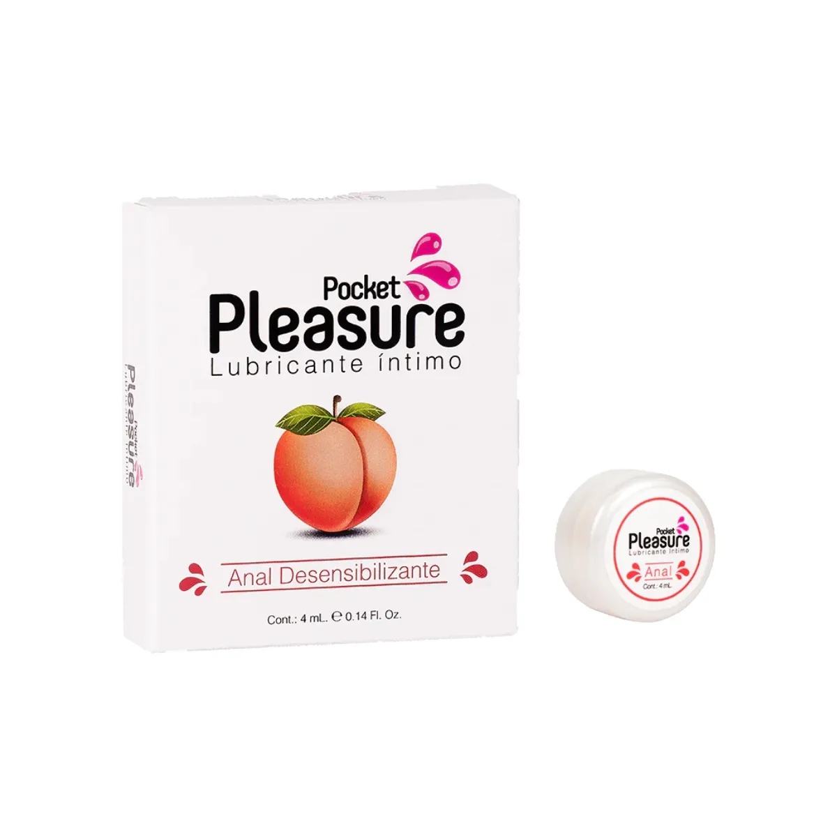 Lubricante Íntimo Anal Desensibilizante X 4ml Pocket Pleasure