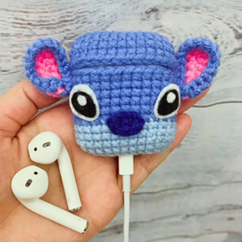 Funda Airpods Tejida Stitch