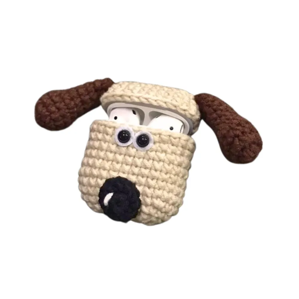 Funda Airpods Tejida Perrito