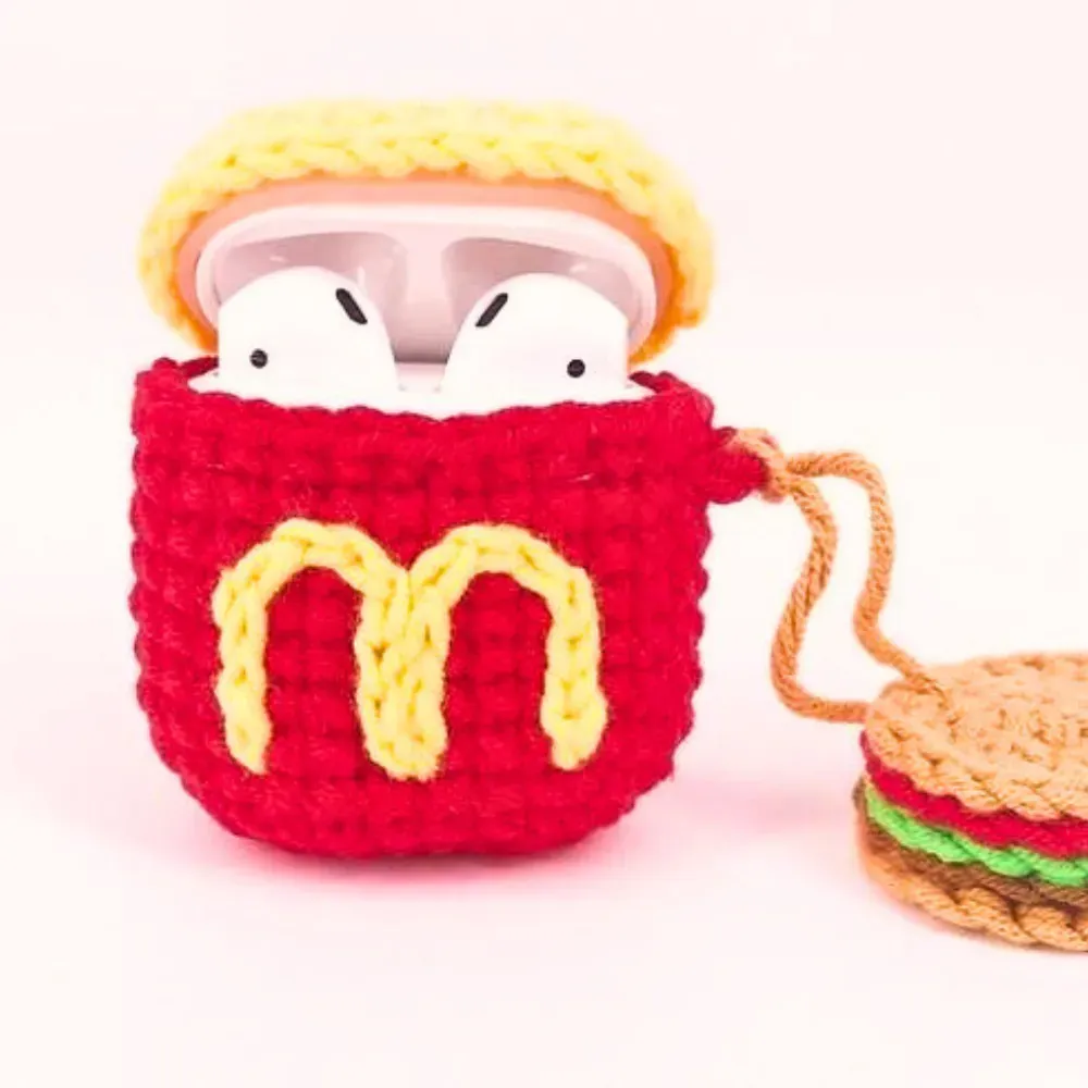 Funda Airpods Tejida McDonalds