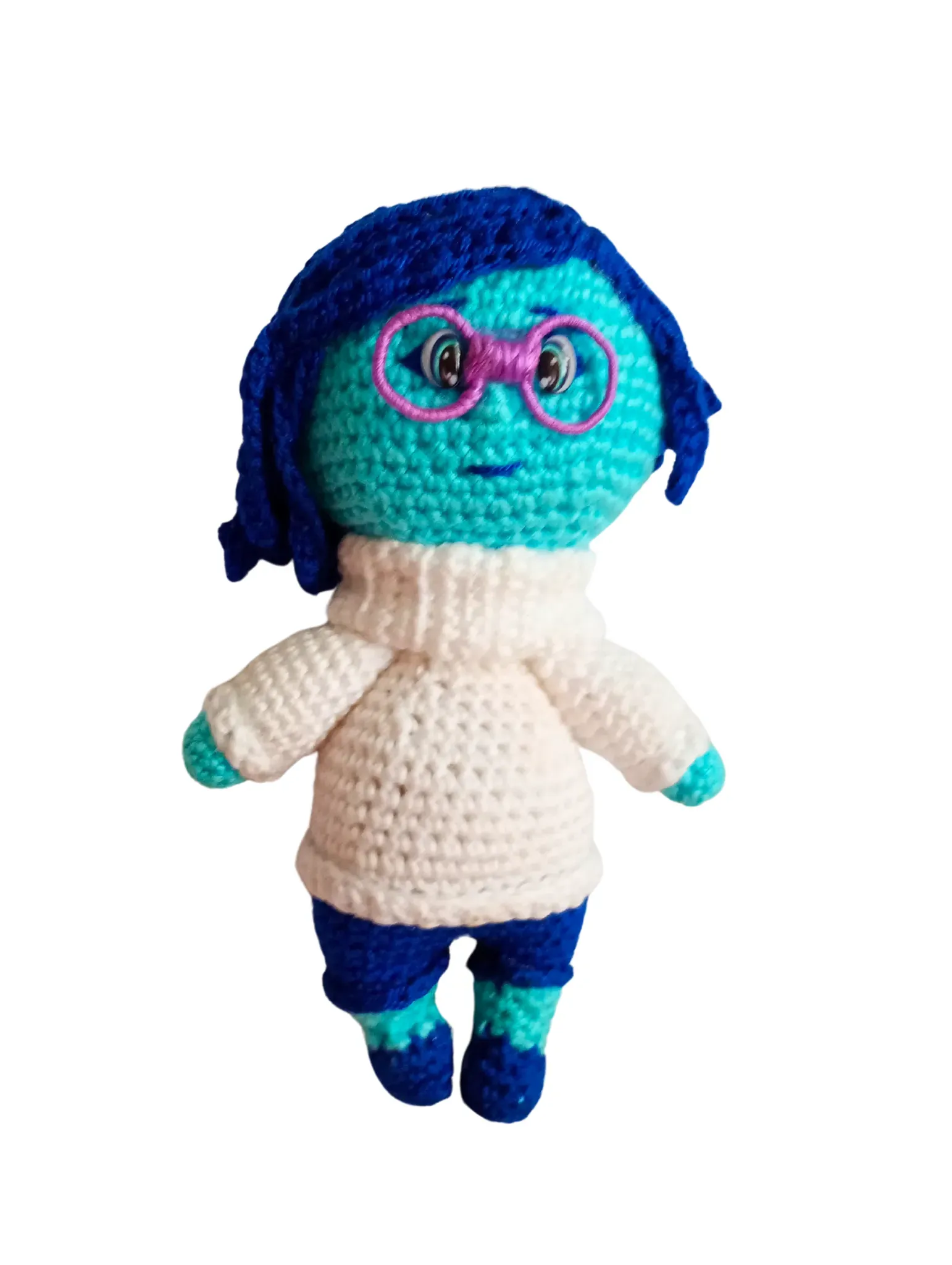 Amigurumi Tristeza Personaje De Intensamente 