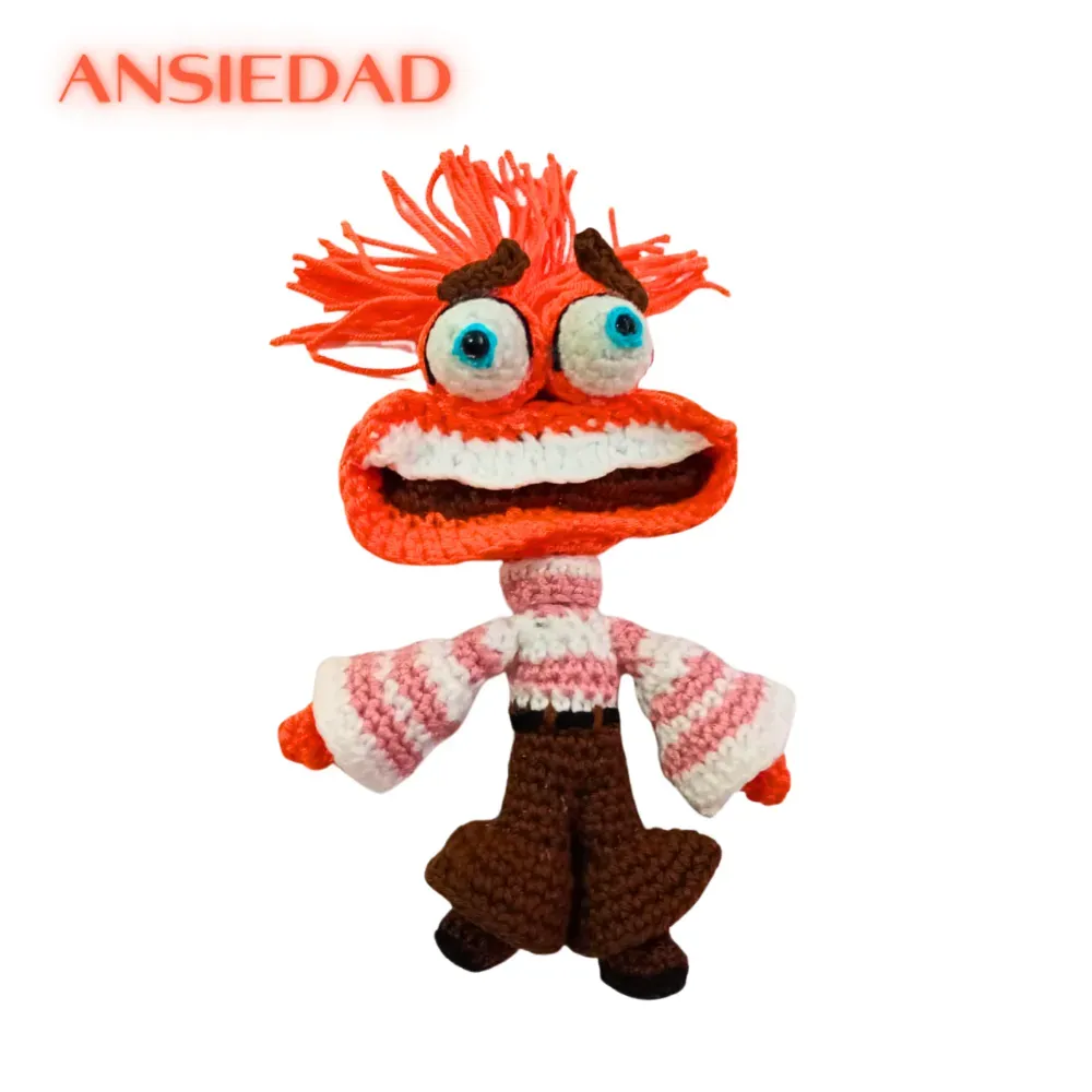 Amigurumi Ansiedad  Personaje De Intensamente 