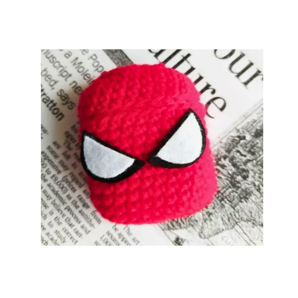 Funda Airpods Tejida Spiderman