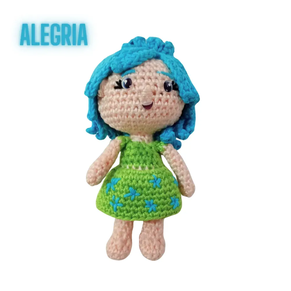 Amigurumi Alegría Personaje De Intensamente 