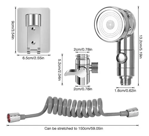 Filtro Llave Flexible Agua Cocina Baño De Grifo Para Pared