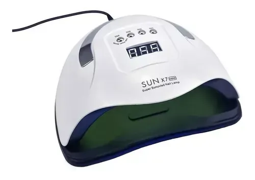 Lámpara De Uñas Secador Uv Led 180w Profesional Sun X7 Max