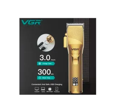 Máquina Peluqueria Corte Cabello Inalámbrica VGR V-280 Dorada 