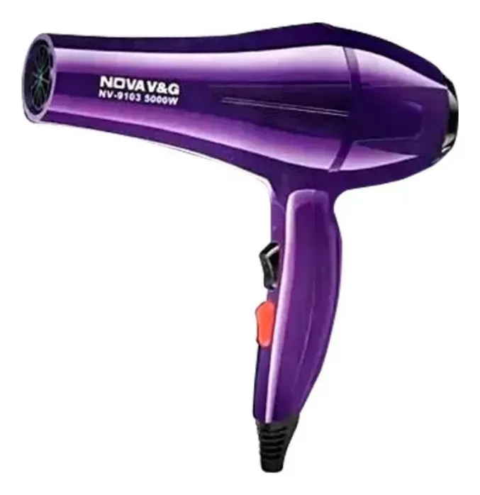 Secador De Cabello Nova Nv-9103Color Violeta 110v