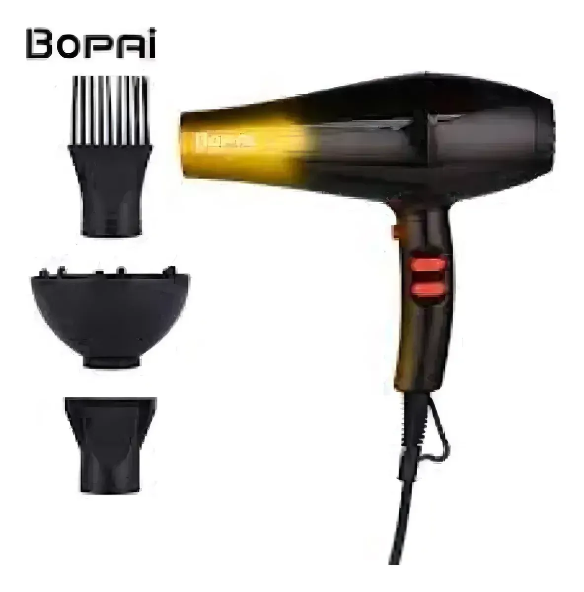 Secador De Cabello Profesional Bopai 4000w Bp5500 Difusor