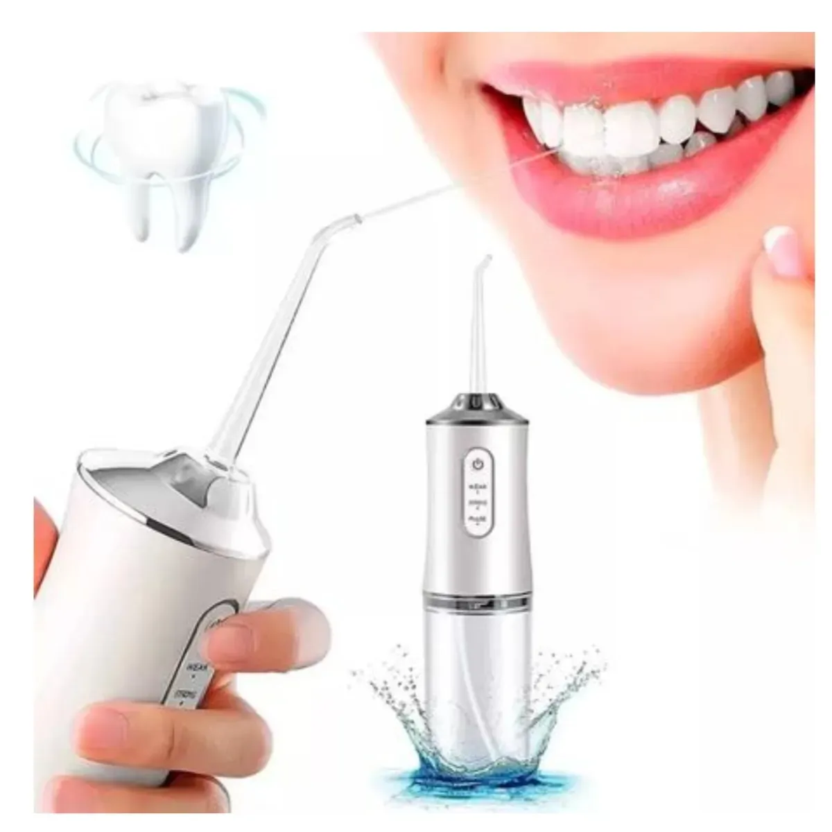 Irrigador Dental Dientes Limpiador De Dientes Blanco