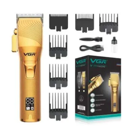 Máquina Peluqueria Corte Cabello Inalámbrica VGR V-280 Dorada 