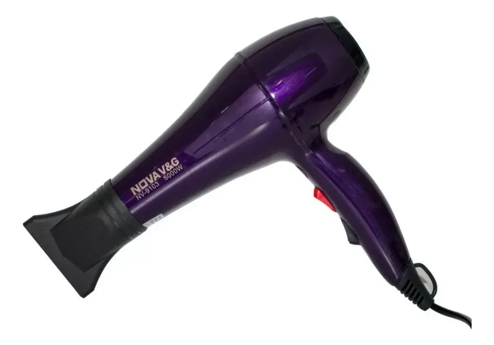 Secador De Cabello Nova Nv-9103Color Violeta 110v