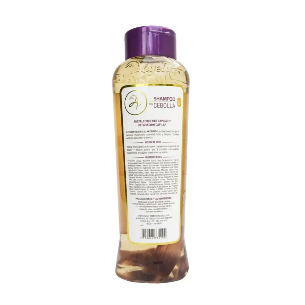 Shampoo Con Cebolla ANYELUZ