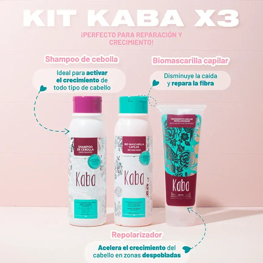 Kit Crecimiento y Reparacion Kaba (3 Productos)