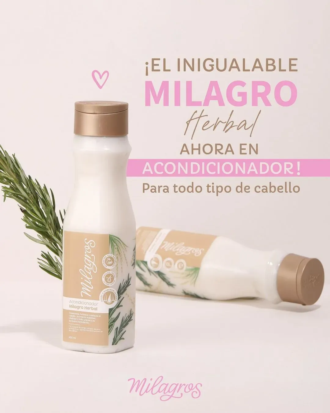 Acondicionador Milagro Herbal 450ml