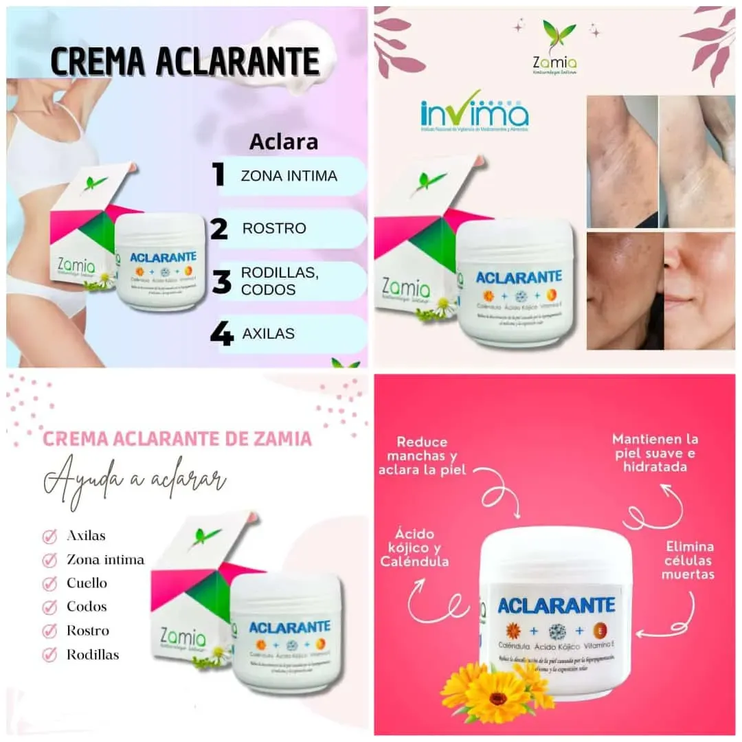 Crema Aclarante Zamia 60 gr