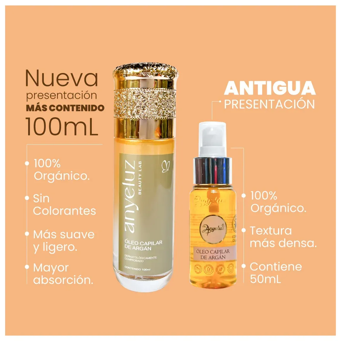 Oleo Capilar De Argán Anyeluz 100ml