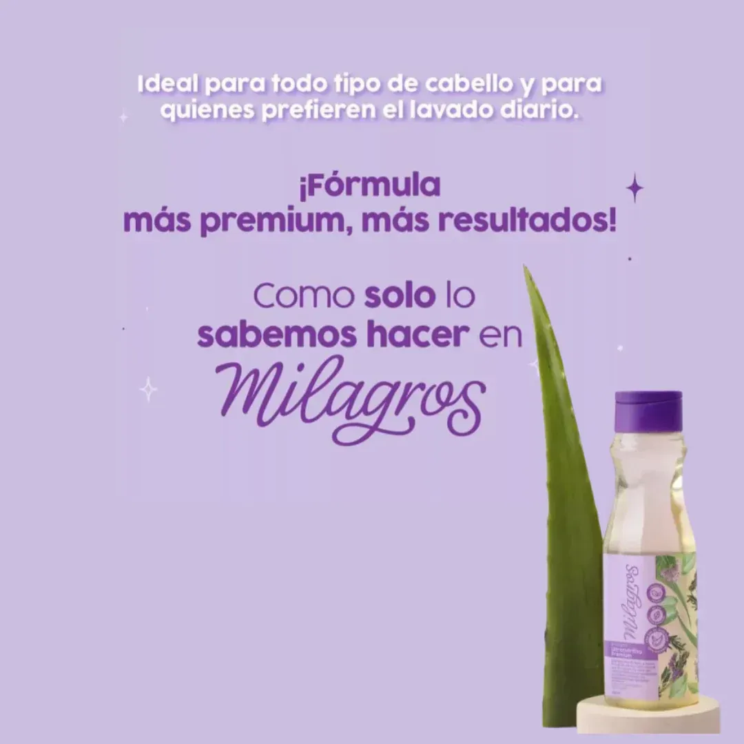 Shampoo Ultranutritivo Premium Milagros 450ml