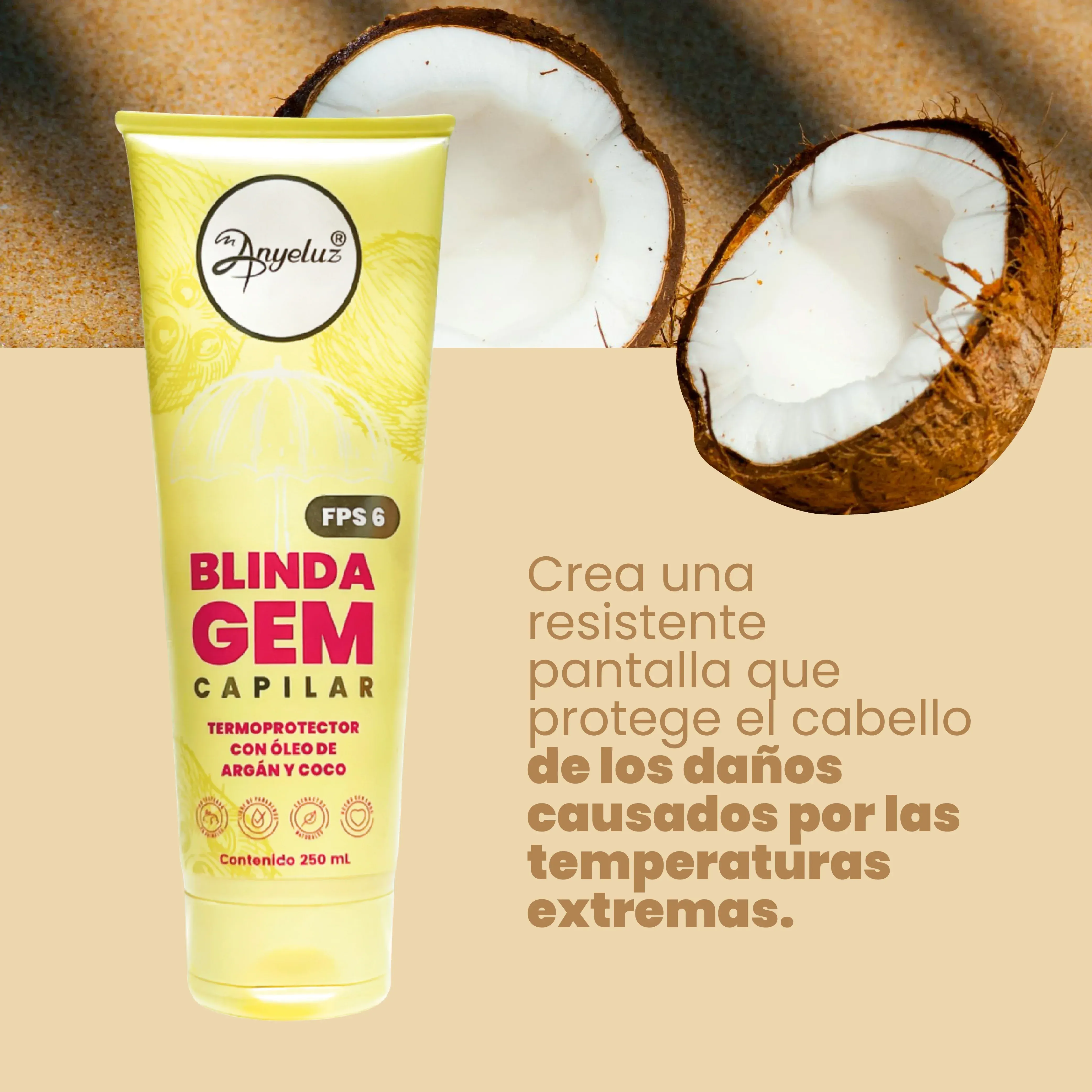 Termoprotector Blindagem ANYELUZ 250ml 