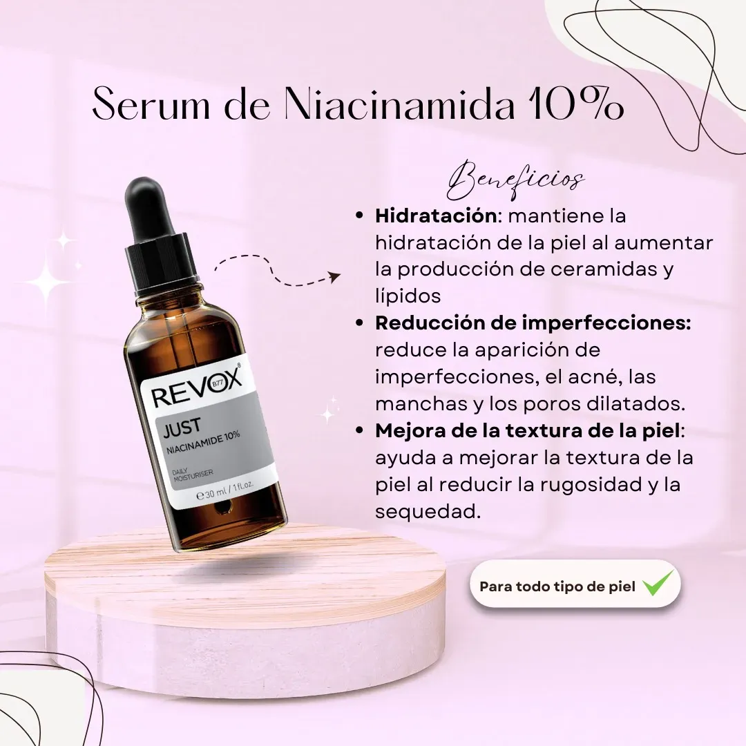 Serum Acido Niacinamida 10% REVOX