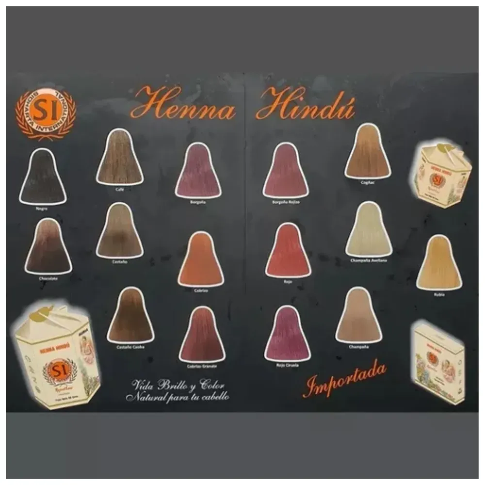 Henna Hindú 80 Gr Color Chocolate 