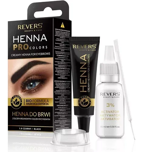 Henna Revers Para Cejas Color  Negro