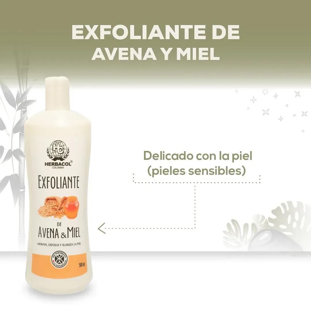 Exfoliante De Avena Y Miel