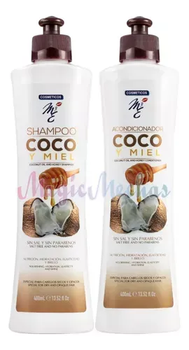 Shampoo y Acondicionador Coco Y Miel MyE 