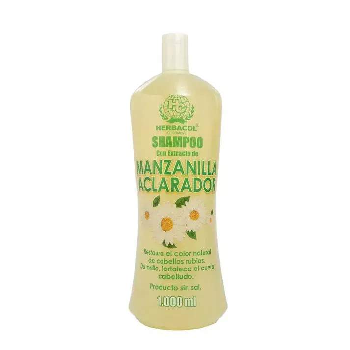 Shampoo De Manzanilla Aclarador De Herbacol 1.000 Ml