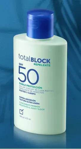 Bloqueador Protector Solar Total Block 50 Yanbal