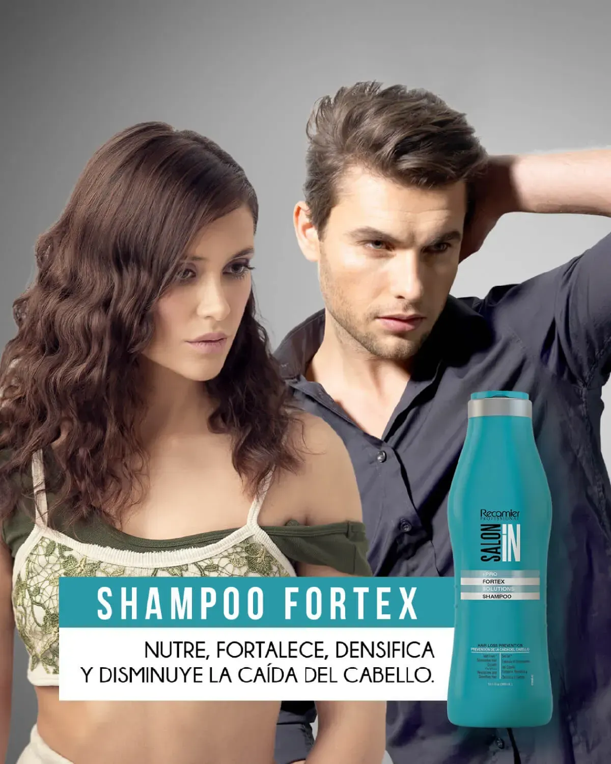 Shampoo Fortex Solutions  Salón In Recamier 300 Ml