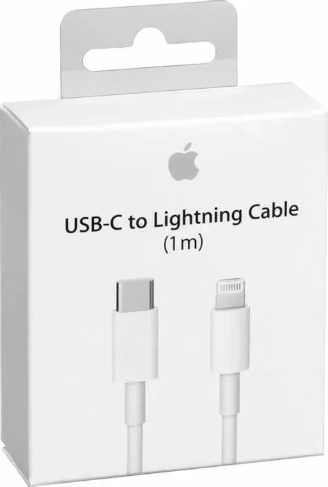 Cable Usb Tipo C Carga Para IPhone  Color Blanco